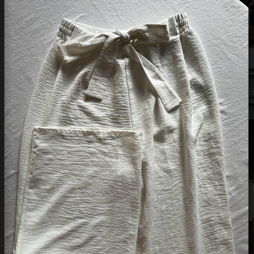 Ecru Zara Summer Pant